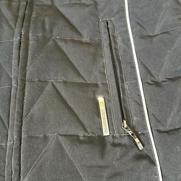 Liz Claiborne Quilted Black Jacket Womens Small Heavy Down Coat Water Resistant_ - Picture 3 of 10